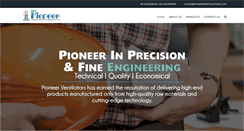 Desktop Screenshot of pioneerventilations.com